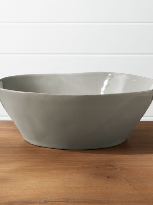 Marin Grey Large Serving Bowl