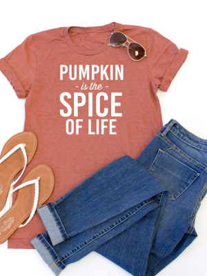 Pumpkin Spice & Everything Nice Crew Neck Tee