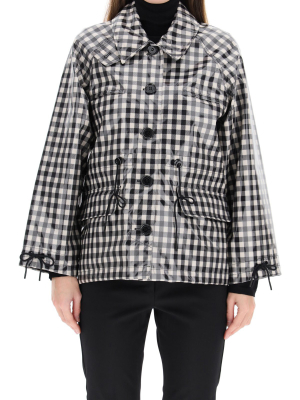 Barbour X Alexa Chung Checked Waterproof Jacket