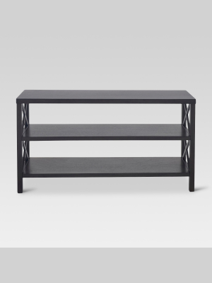 Owings Console Table With 2 Shelves Espresso Coffee - Threshold™