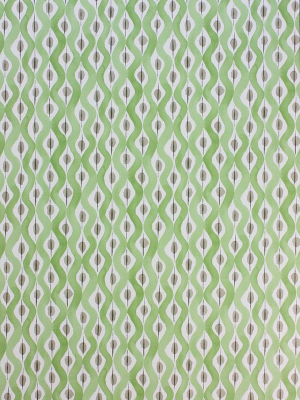 Beau Rivage Wallpaper In Green From The Les Rêves Collection By Nina Campbell