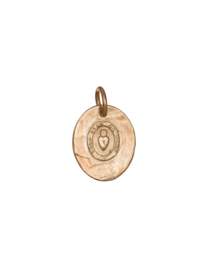 Vous Etes La Cle Pendant - Yellow Gold