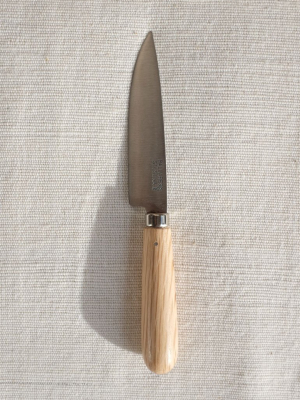 Pallares Solsona - Kitchen Knife 10 Cm With Holm Oak Handle - Stainless Steel