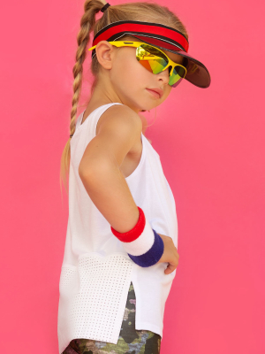 White Mesh Bank Tank