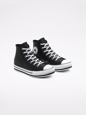 Leather Chuck Taylor All Star Platform