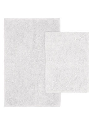 2pc Queen Cotton Washable Bath Rug Set - Garland