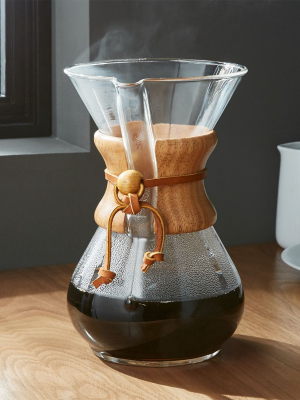 Chemex 6-cup Coffeemaker With Wood Collar