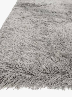 Allure Shag Rug In Platinum Design By Loloi