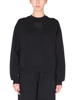 T By Alexander Wang Puff Logo Sweatshirt