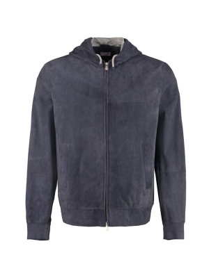 Brunello Cucinelli Ribbed Drawstring Jacket