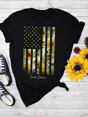 Sunflower Flag Tee