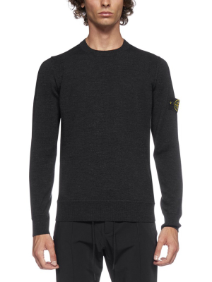 Stone Island Logo Patched Jumper