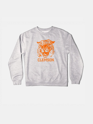 Clemson Vintage Crewneck Sweatshirt (white)