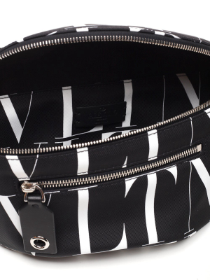 Valentino All Over Vltn Print Belt Bag