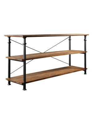 Ronay Rustic Industrial Tv Stand - Inspire Q