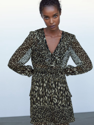 Animal Print Dress