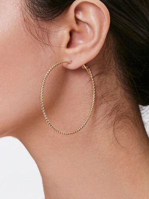 Twisted Hoop Earrings