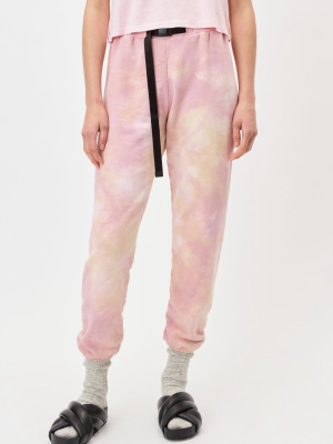 Belted Sweatpants / Super Bloom