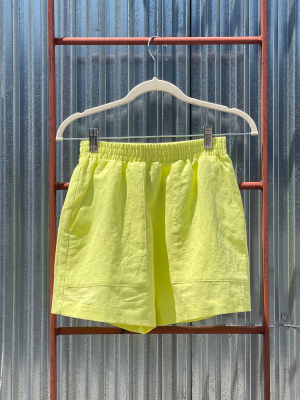 Woven Pogi Short - Key Lime