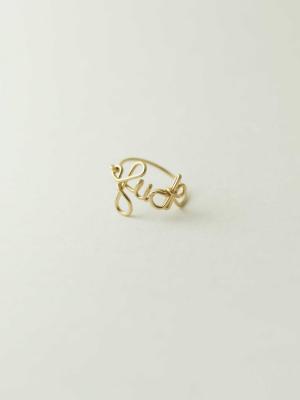*not Your Mamas Ring, 14k Goldfill