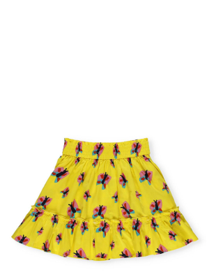 Stella Mccartney Kids Butterfly Print Skirt