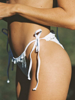 The Annie Bottom In White Eyelet