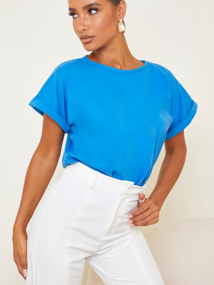 Blue Low Arm T Shirt