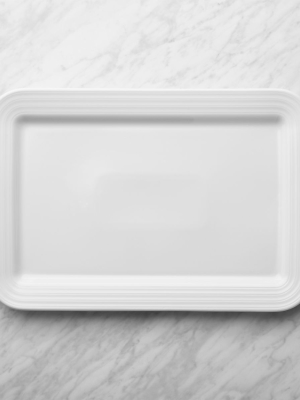 Roulette White Rectangular Serving Platter