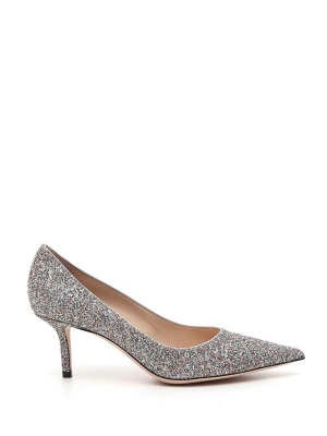 Jimmy Choo Love 65 Glitter Pumps