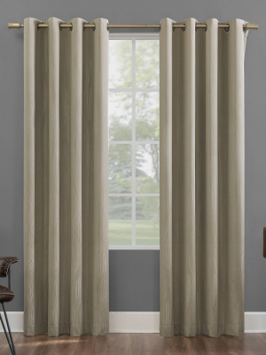 Beck Geometric Ogee Extreme Blackout Grommet Curtain Panel - Sun Zero