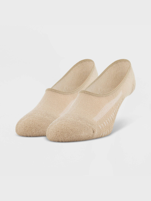 Peds Women's 2pk Cushioned Liner - Nude 5-10