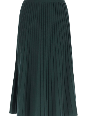 Weekend Max Mara Ove Flutterflies Knit Midi Skirt