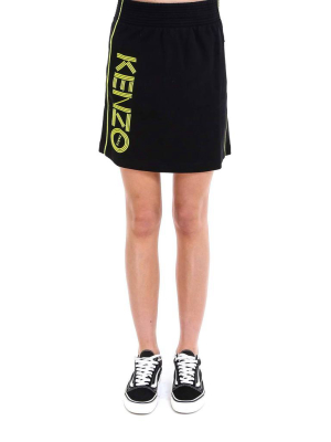 Kenzo Logo A-line Skirt