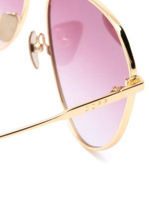 Dash - Gold + Rose Gradient Sunglasses