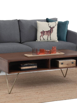 48" Moreno Solid Mango Wood Coffee Table - Wyndenhall