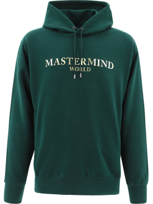 Mastermind World Graphic Print Drawstring Hoodie