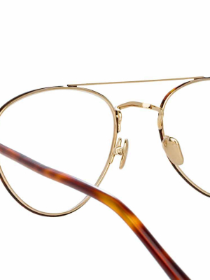 Linda Farrow Brodie C1 Aviator Optical Frame