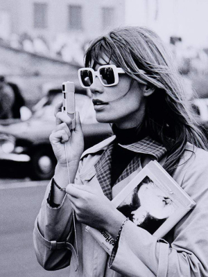 Four Hands Françoise Hardy Photo- Black And White