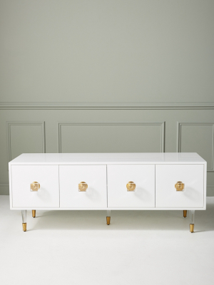 Lacquered Regency Media Console