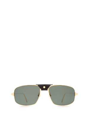 Cartier Geometric Frame Sunglasses