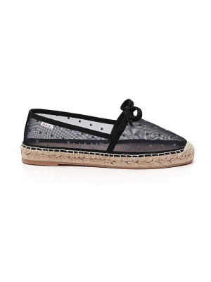 Redvalentino Point D'esprit Flat Espadrilles