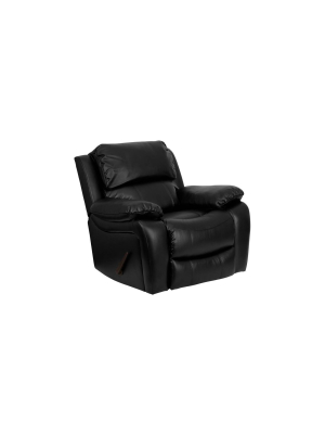 Leather Rocker Recliner - Riverstone Furniture Collection