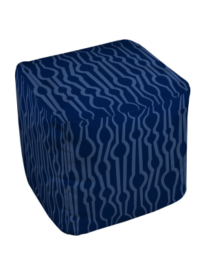 Line Print Pouf - Thumbprintz