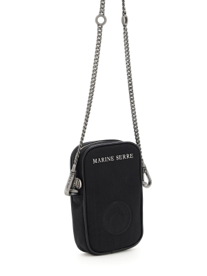 Marine Serre Logo Plaque Camera Crossbody Bag