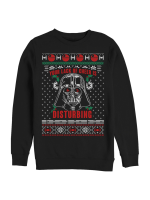 Men's Star Wars Ugly Christmas Sith Lord Sweatshirt