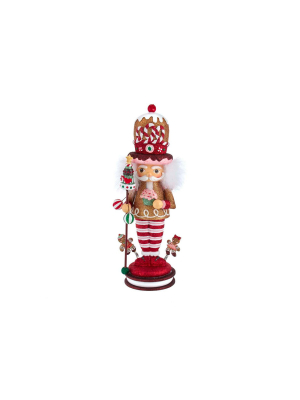 Kurt Adler 16.5" Hollywood Gingerbread King Nutcracker