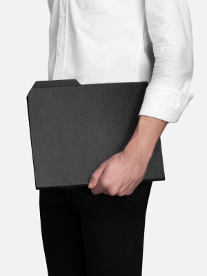 Folder, Textured Black