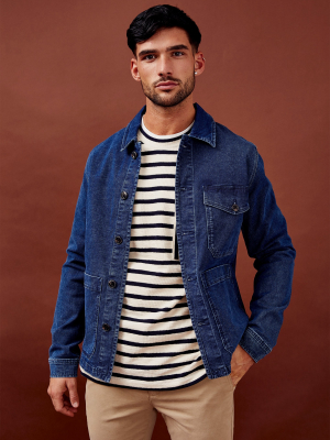 Selected Homme Navy Workwear Jacket
