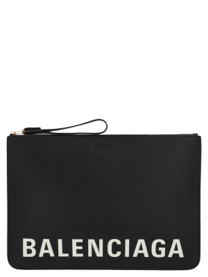 Balenciaga Cash Logo Clutch Bag