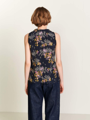 Bellerose - Huff Top: Navy Floral